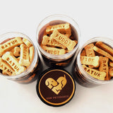 Customised name engraved biscuits